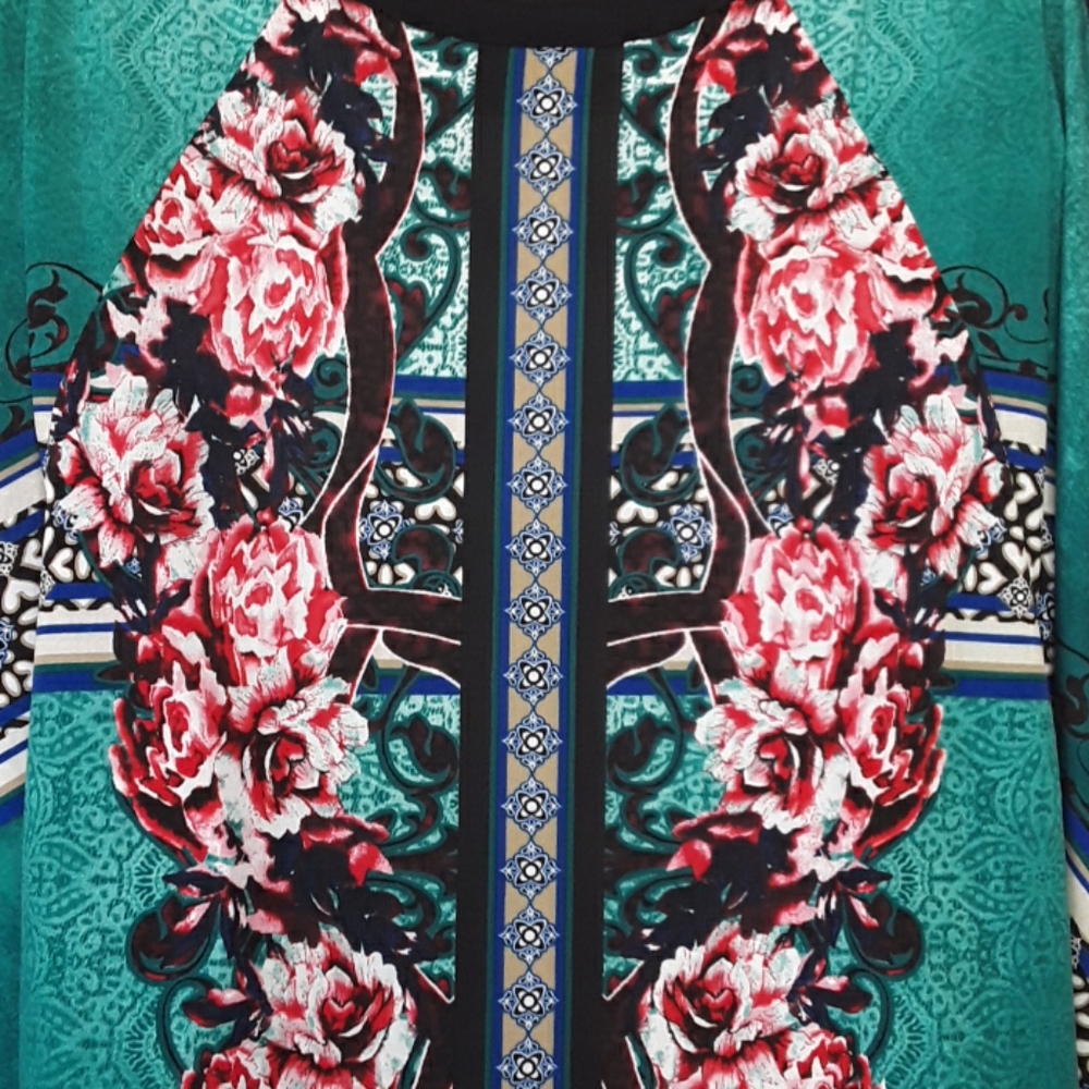 New York & Co Dolman Cold Shoulder Blouse XL - Picture 8 of 15
